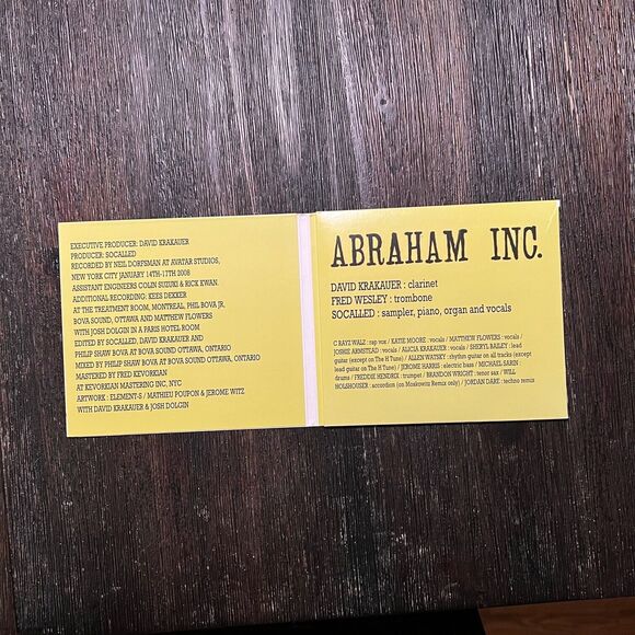 Abraham Inc. Tweet Tweet David Krakauer Fred Wesley Album Compact Disc CD - Picture 3 of 5
